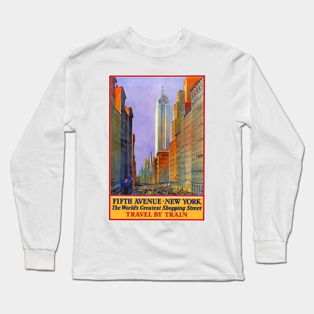 Fifth Avenue Long Sleeve T-Shirt by Yaelledark